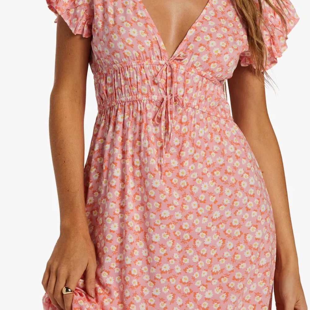Billabong Pink Floral Dress